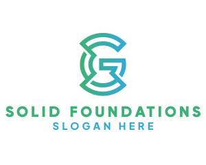 Industrial Letter G Outline Logo