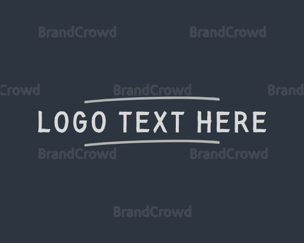 Generic Handwritten Sketch Logo