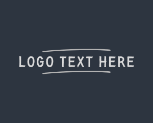 Teaching - Generic Handwritten Wordmark logo design