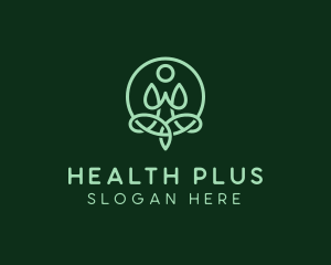 Lotus Yoga Health logo design