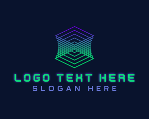 Firm - Cyber Technology Startup logo design