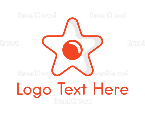 Orange Star Egg Logo