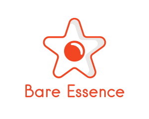 Orange Star Egg logo design