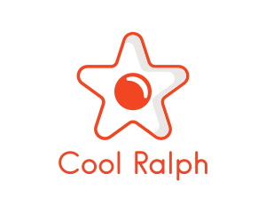 Orange Star Egg logo design