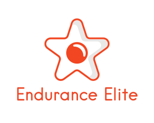 Orange Star Egg logo design