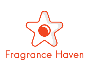 Orange Star Egg logo design