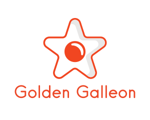 Orange Star Egg logo design