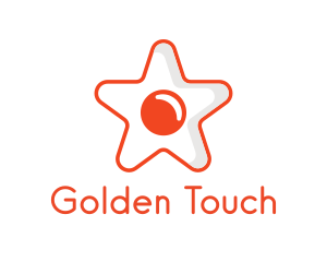 Orange Star Egg logo design