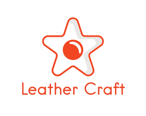 Orange Star Egg logo design