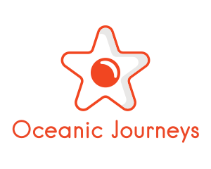 Orange Star Egg logo design