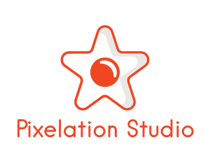 Orange Star Egg logo design