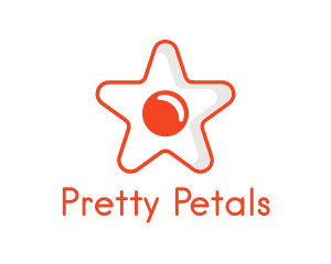 Orange Star Egg logo design