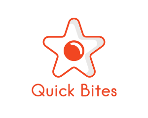 Orange Star Egg logo design