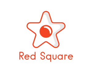 Orange Star Egg logo design