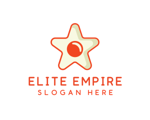 Orange Star Egg logo design