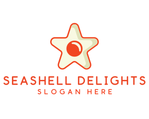 Orange Star Egg logo design