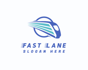 Bullet Fast Train logo design