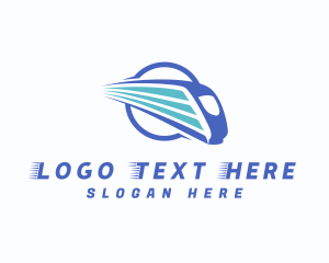 Fast - Bullet Fast Train logo design