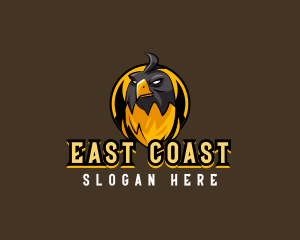 East - Predator Falcon Gaming logo design