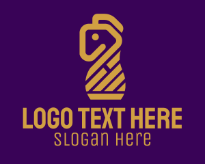 Strategy - Gold Horse Chess logo design