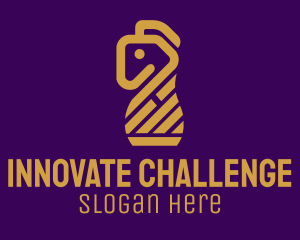 Challenge - Gold Horse Chess logo design