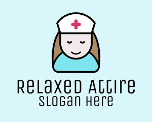 Clinic Nurse Healthcare logo design