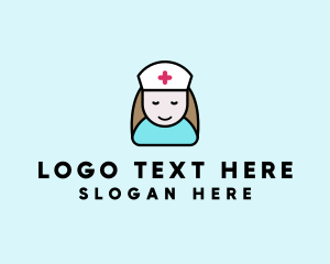 Clinic Nurse Healthcare logo design