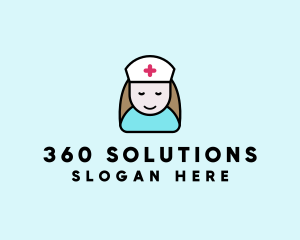 Clinic Nurse Healthcare logo design