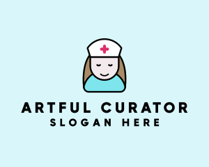 Clinic Nurse Healthcare logo design