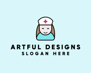 Clinic Nurse Healthcare logo design