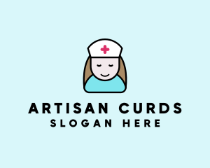 Clinic Nurse Healthcare logo design