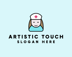 Clinic Nurse Healthcare logo design