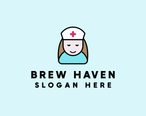 Clinic Nurse Healthcare logo design