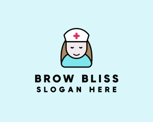 Clinic Nurse Healthcare logo design