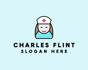 Clinic Nurse Healthcare logo design