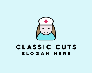 Clinic Nurse Healthcare logo design