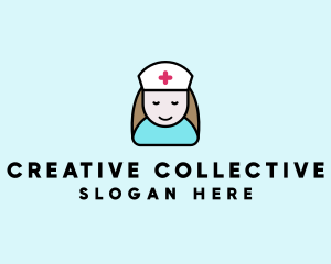 Clinic Nurse Healthcare logo design