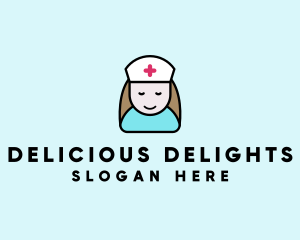 Clinic Nurse Healthcare logo design