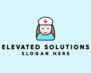 Clinic Nurse Healthcare logo design