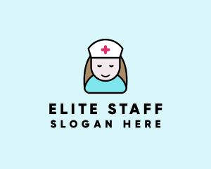 Clinic Nurse Healthcare logo design