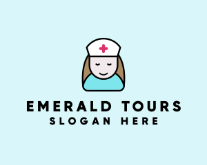 Clinic Nurse Healthcare logo design