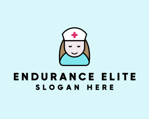 Clinic Nurse Healthcare logo design