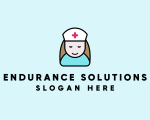 Clinic Nurse Healthcare logo design