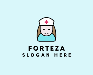 Clinic Nurse Healthcare logo design