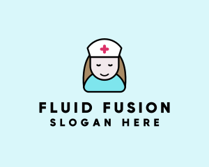 Clinic Nurse Healthcare logo design