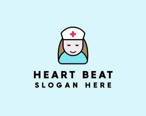 Clinic Nurse Healthcare logo design