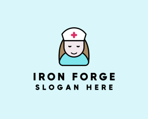 Clinic Nurse Healthcare logo design