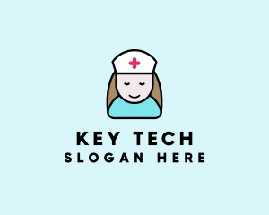 Clinic Nurse Healthcare logo design