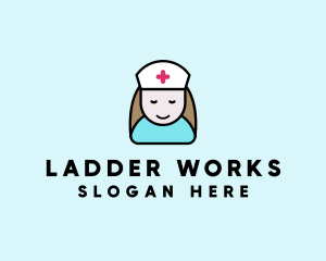 Clinic Nurse Healthcare logo design