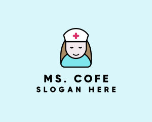 Clinic Nurse Healthcare logo design